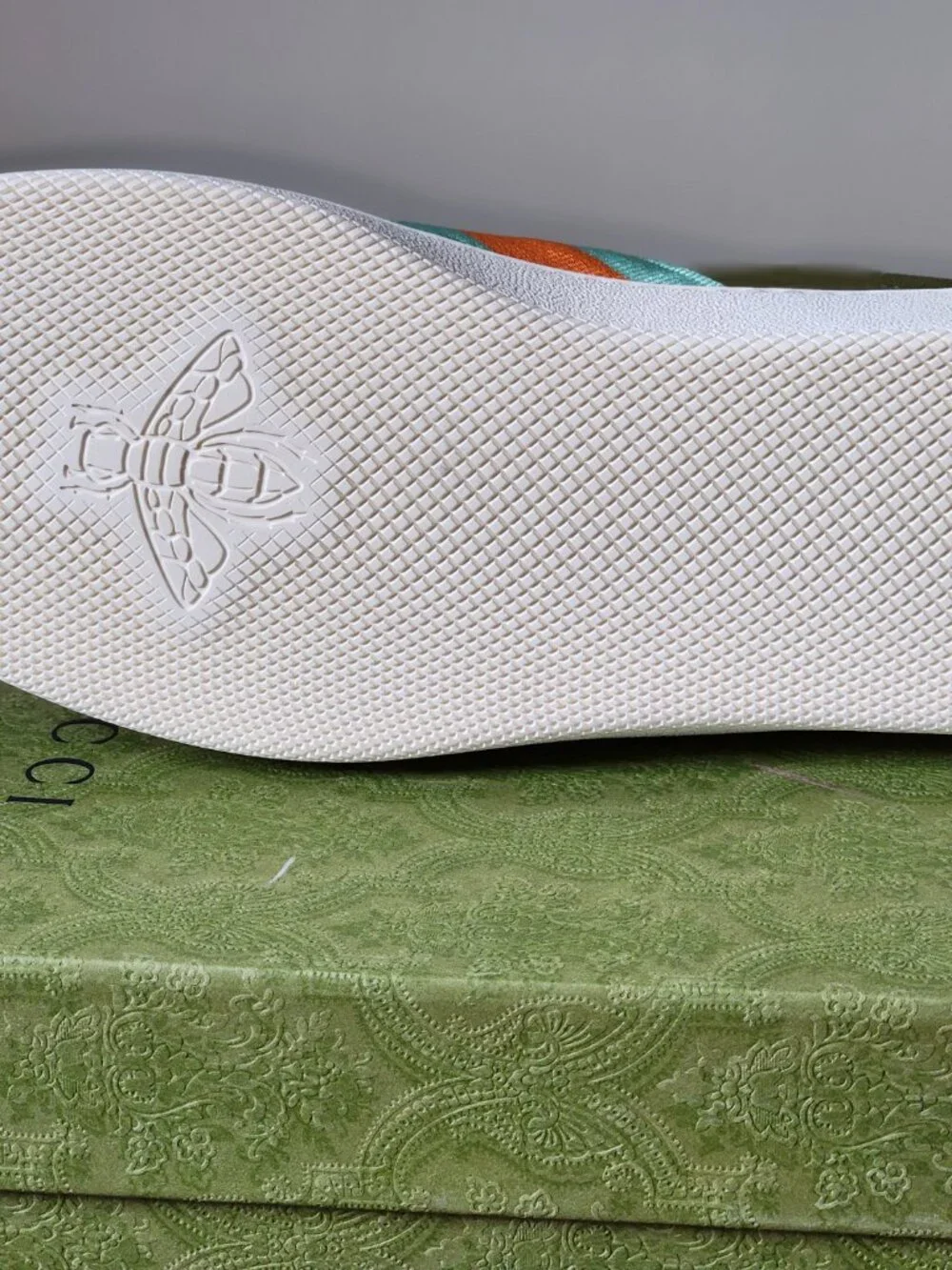 NIB Gucci G74 Web Low sneakers G 8.5 US 9